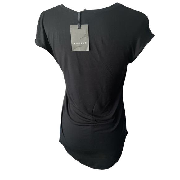 New Trouve Ocean Mystery Cap Sleeve Top S - Picture 4 of 10